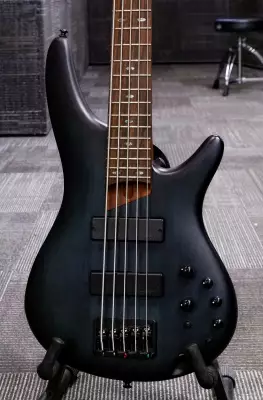 Store Special Product - Ibanez - Limited SR Standard 5-String Electric Bass - Dark Blue Stained Burst Flat